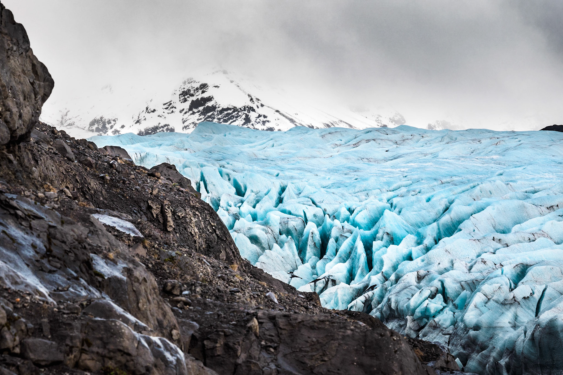 Svínafelljökull Gletscher, Island