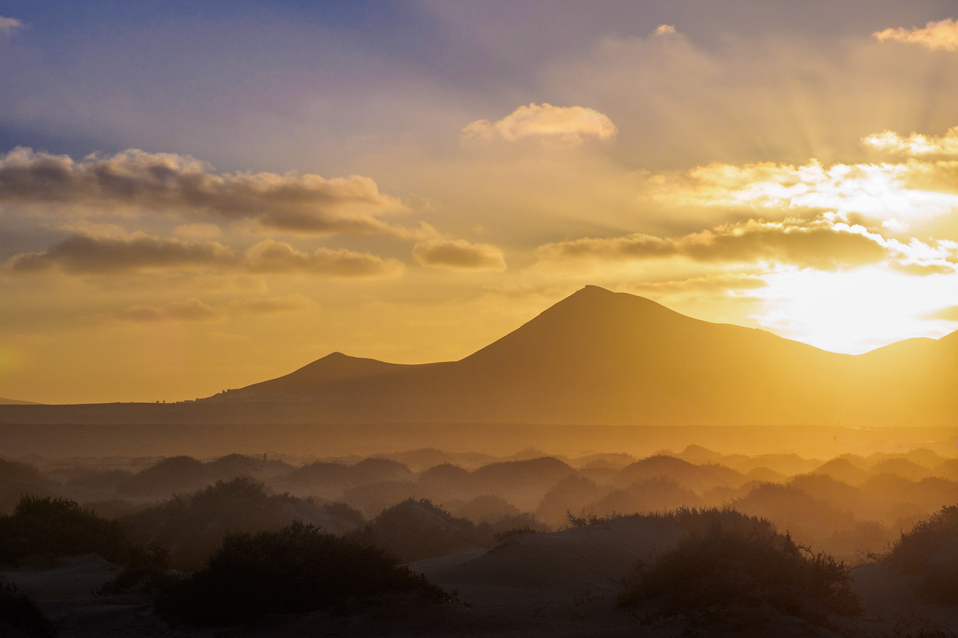 Dünen am Famara Strand