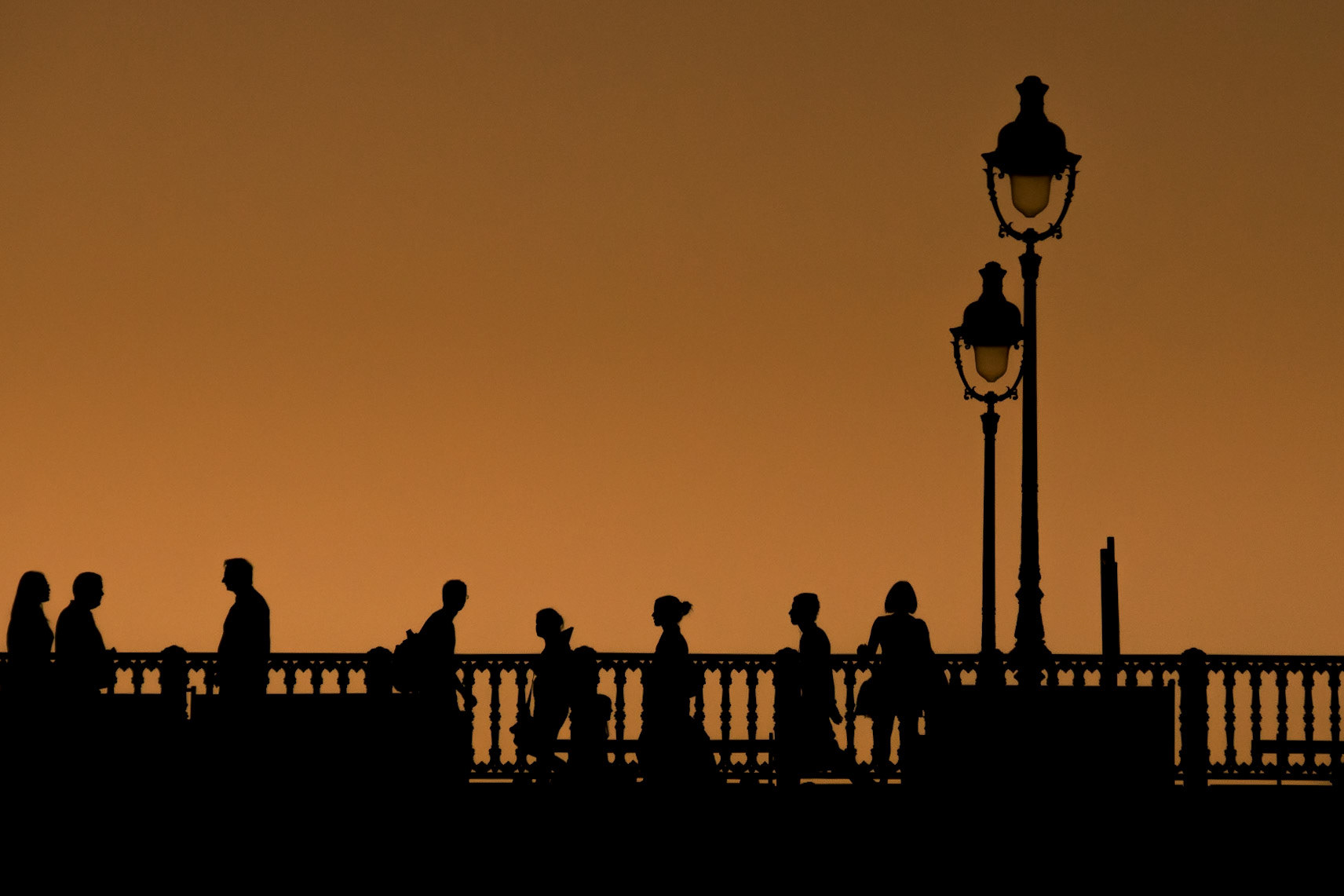 Brücke über die Seine in Paris