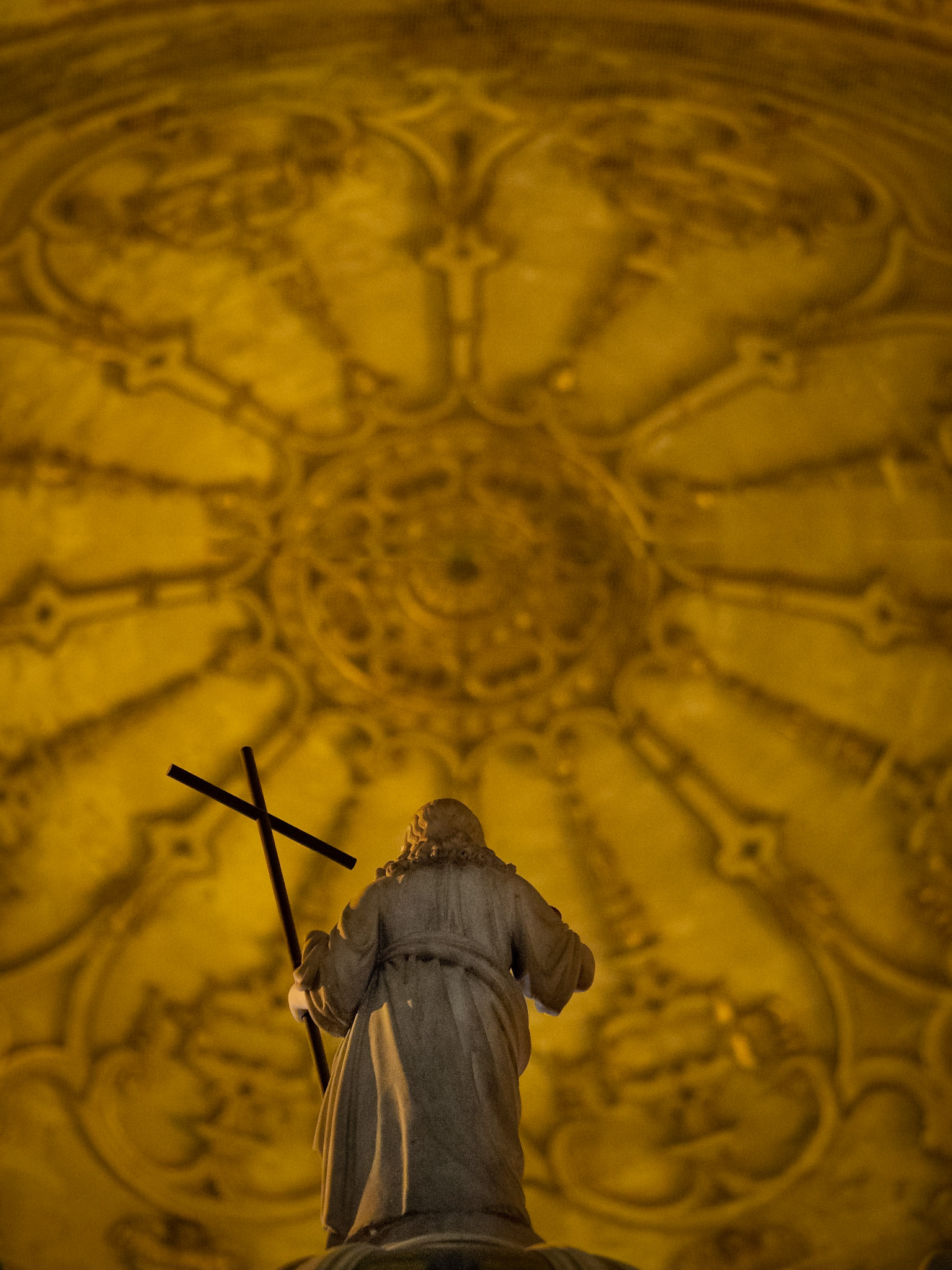 Detail in der Kathedrale von Malaga