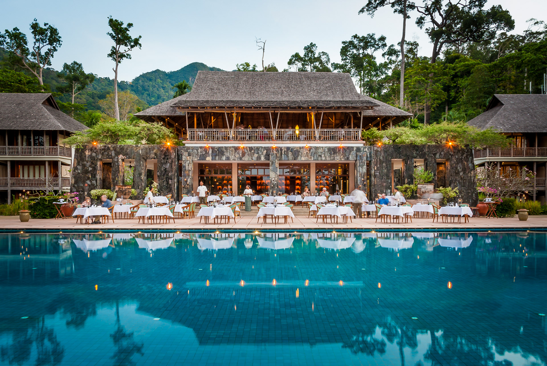 Photo of The Datai poolside, Langkawi by Gerald Lopez