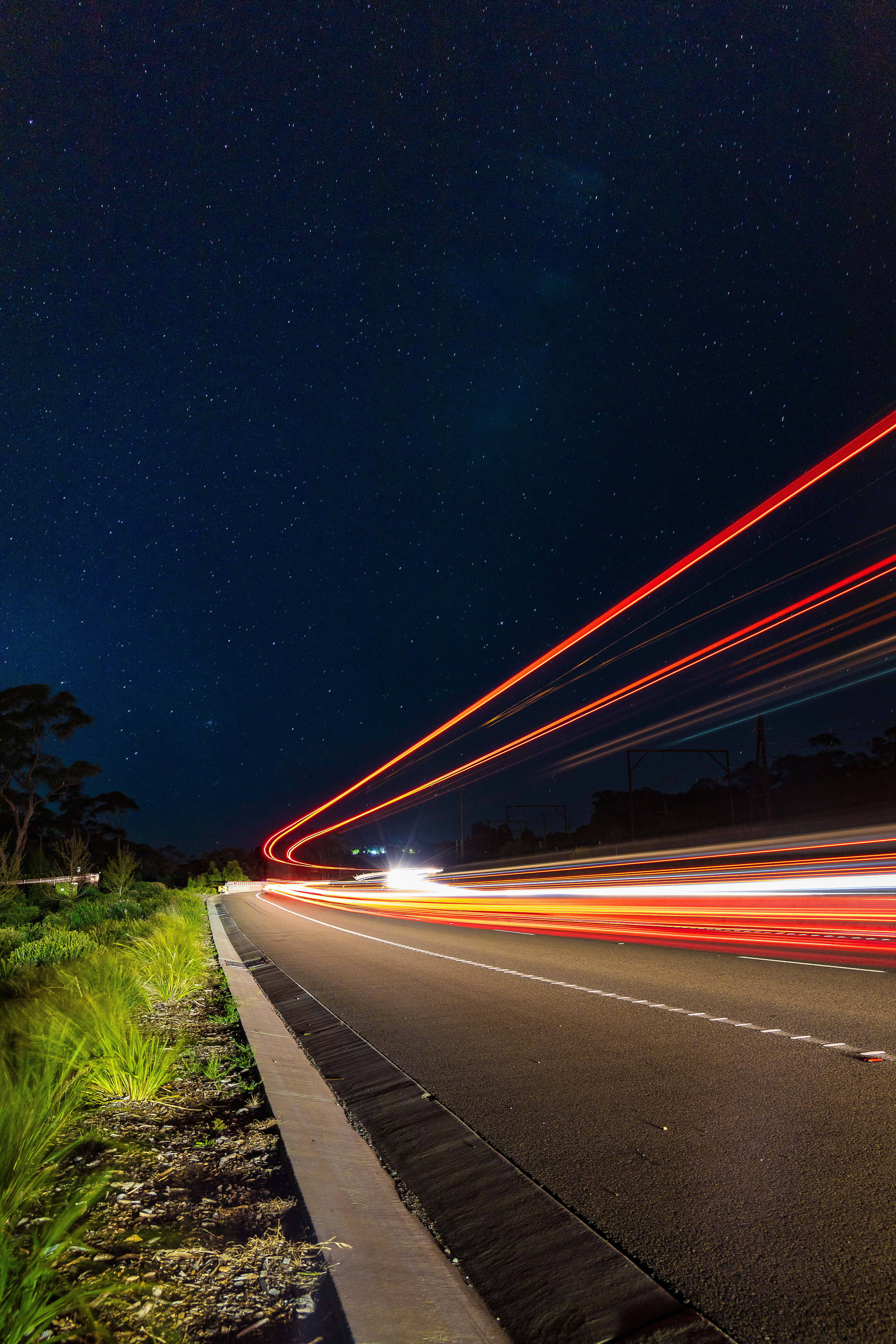 Trail through the diamond sky