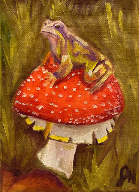 5 x 7 oil paint on canvas