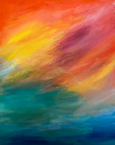 16 x 20 acrylic paint on canvas