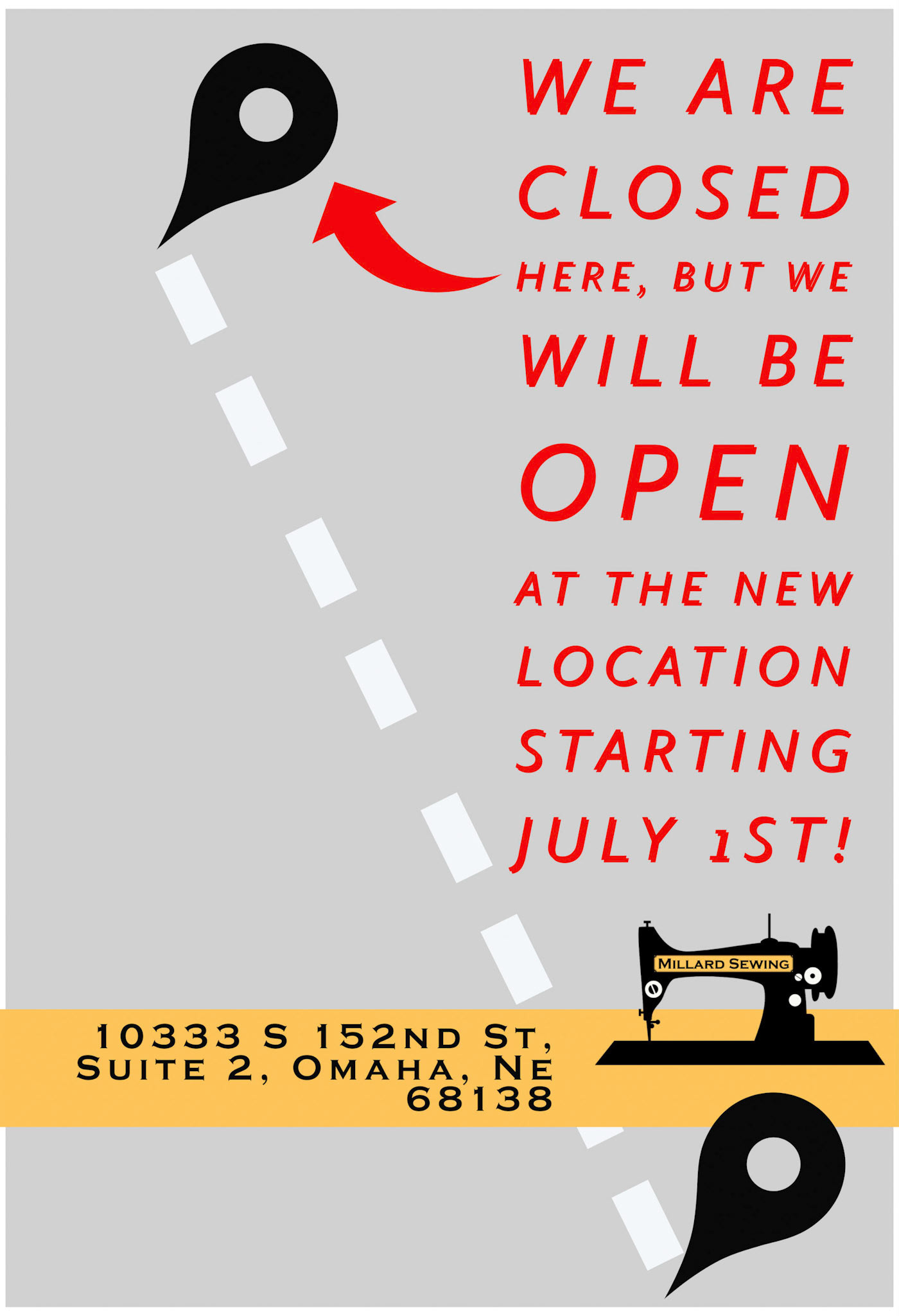 New Location Poster