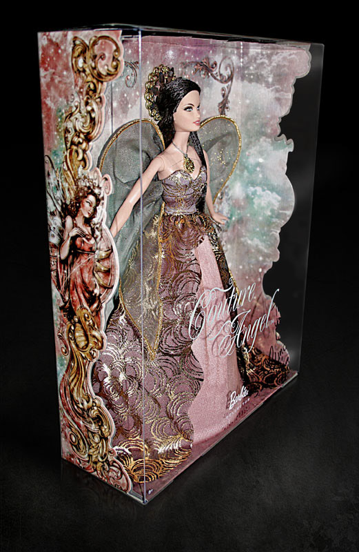 Couture Angel Barbie® (2011) - Box design - front & side. Client: Mattel