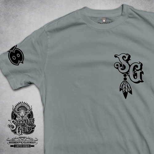 Smoking Gun branding - garment design & print
