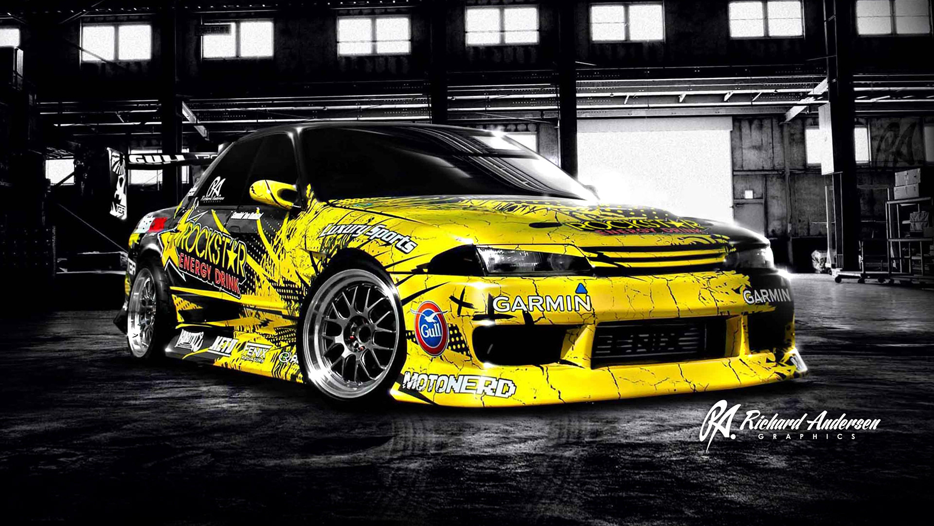 Ra Graphics Joe Kukutai Drift Car Wrap Design