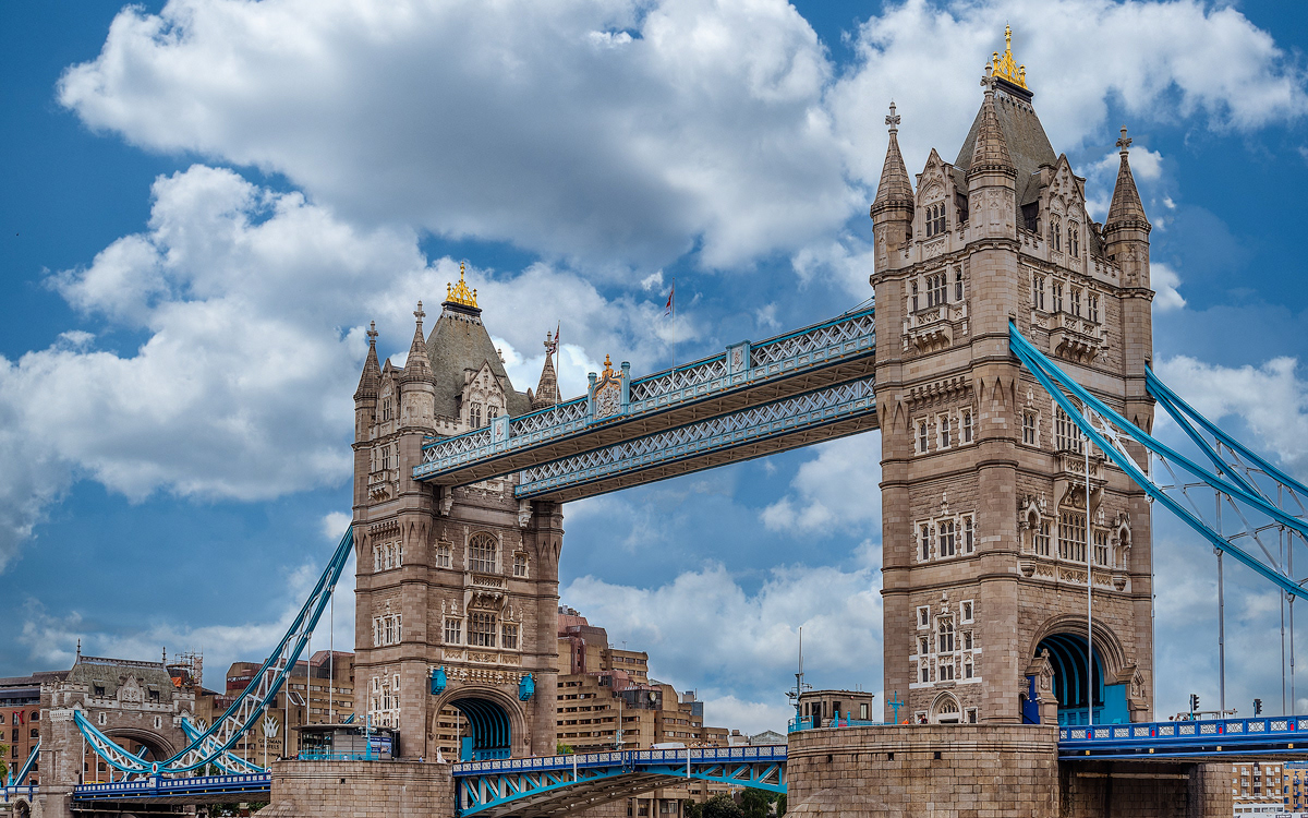Tower Bridge in London, UK