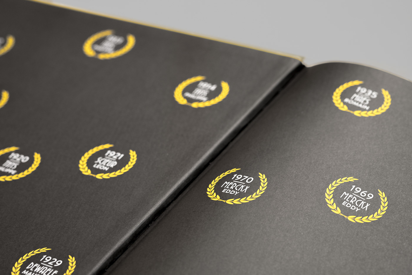 End papers Parijs in het geel