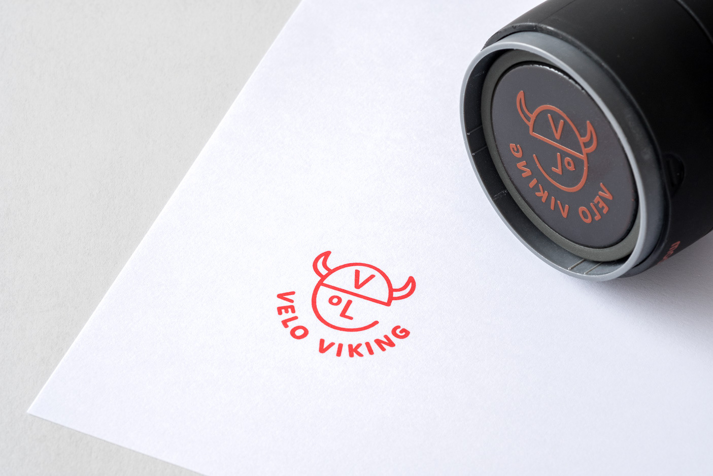 Velo viking stamp