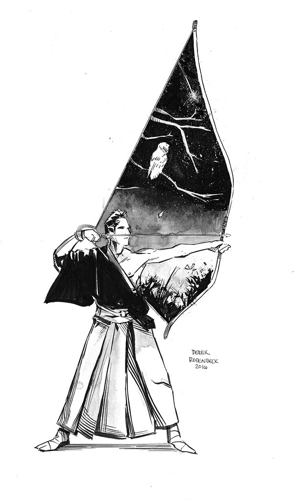 The Draw– Ink and Digital art by Derek Rodenbeck derekro