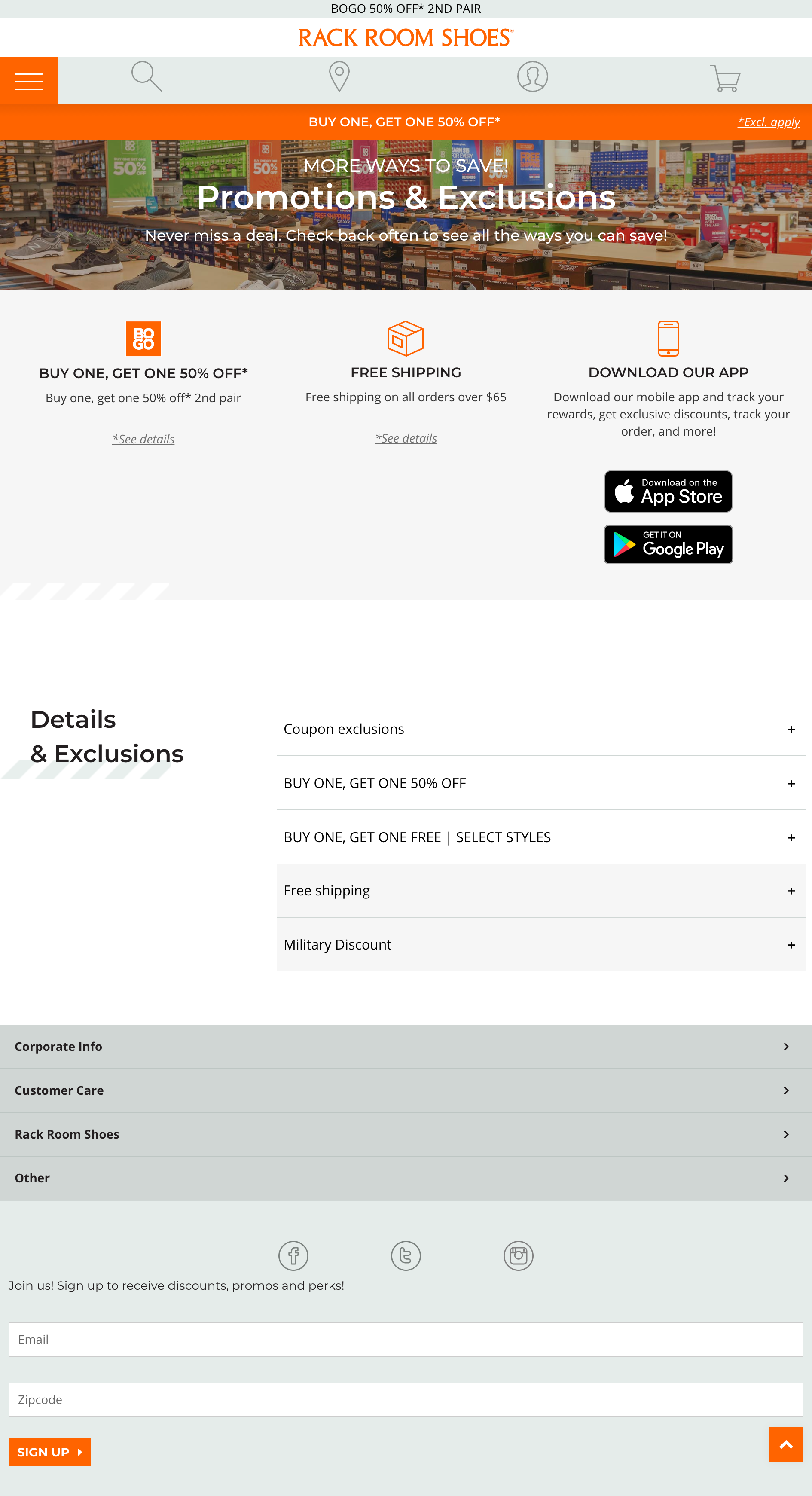 coupons for rack room shoes on Darrin Knode Coupon Page Rack Room