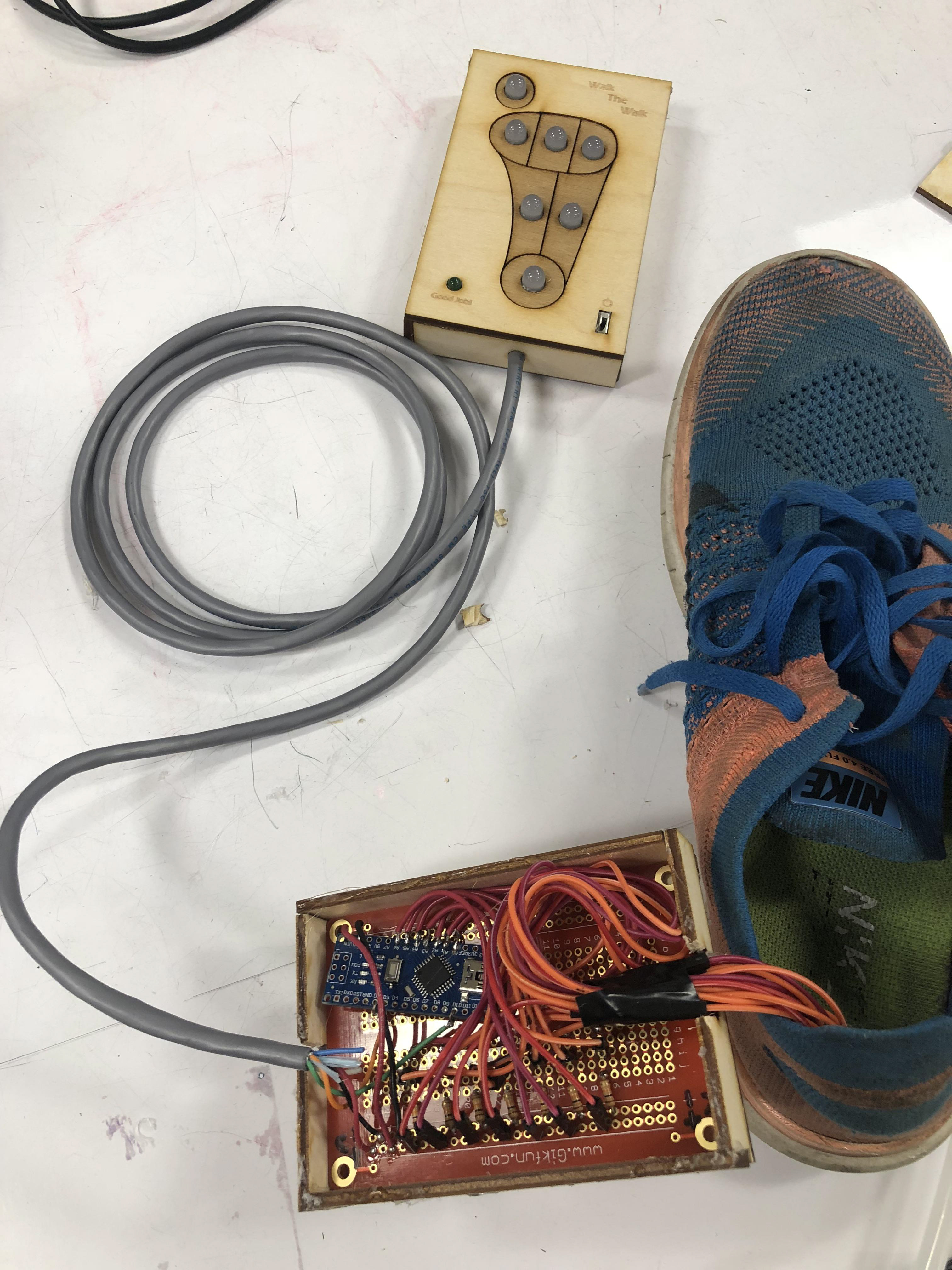 Making the anklet housing.