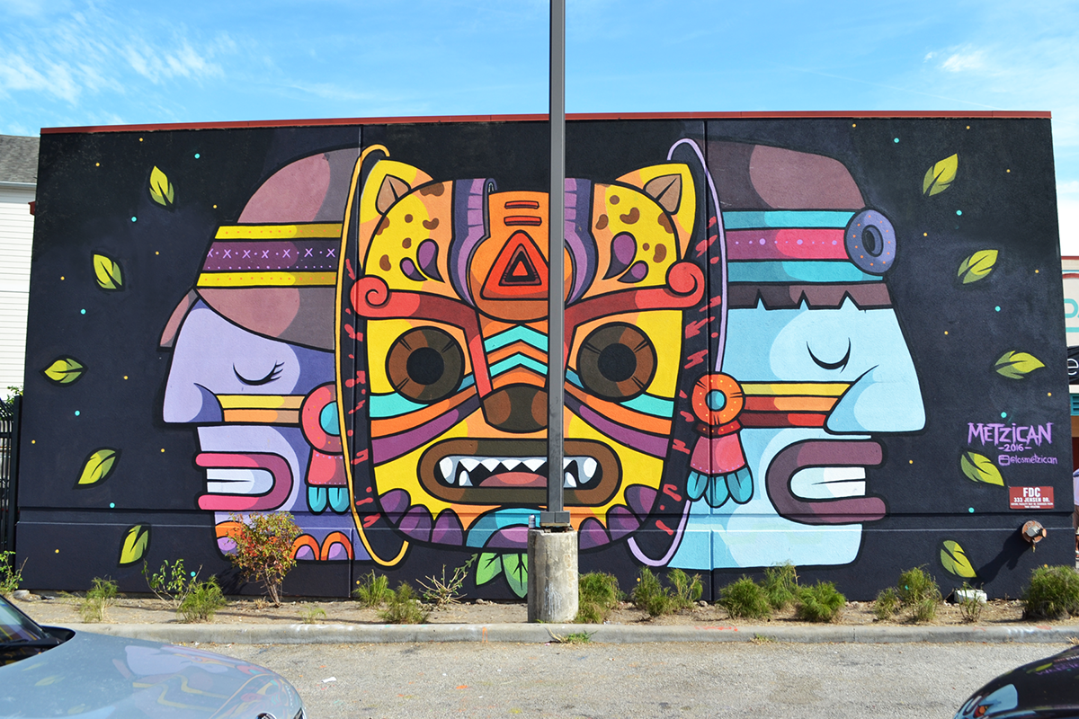 METZICAN . HUE MURAL FESTIVAL "NAHUAL" / Houston Tx. 2016