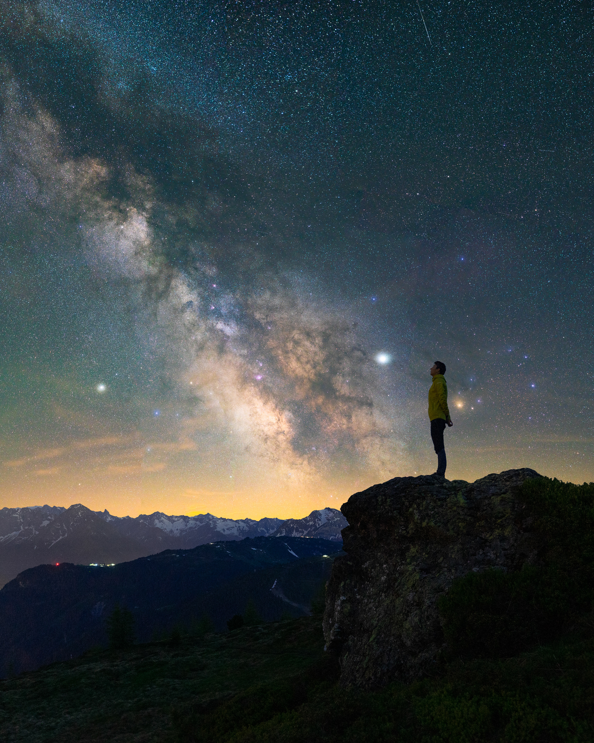 Sternengucker über dem Zillertal