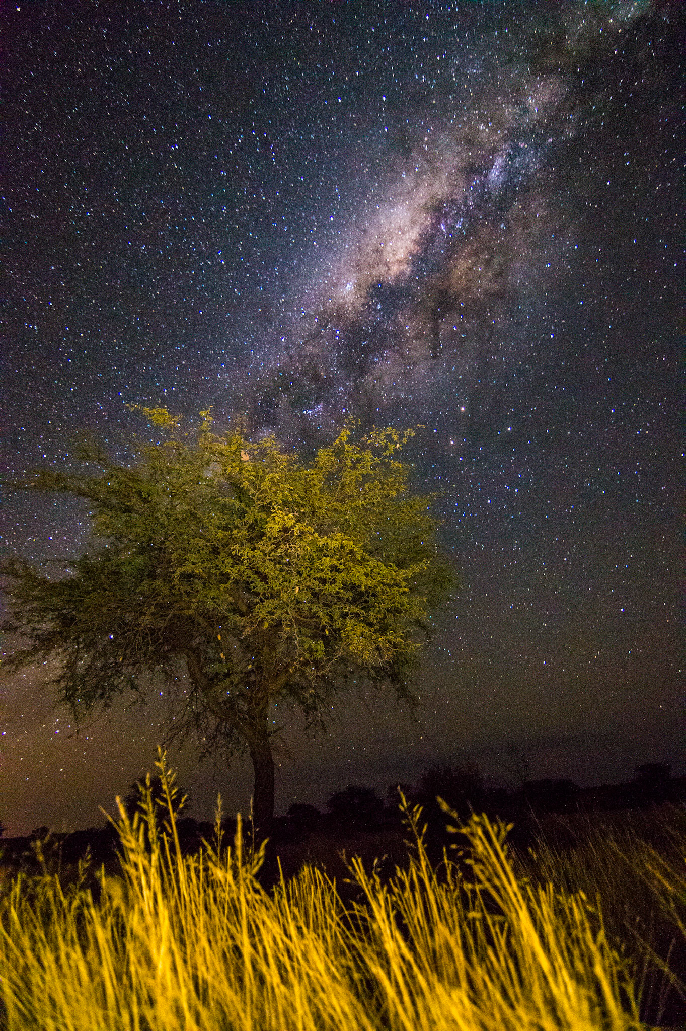 Milchtraße in Namibia