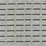 Aged Black-White-Silver Grillcloth