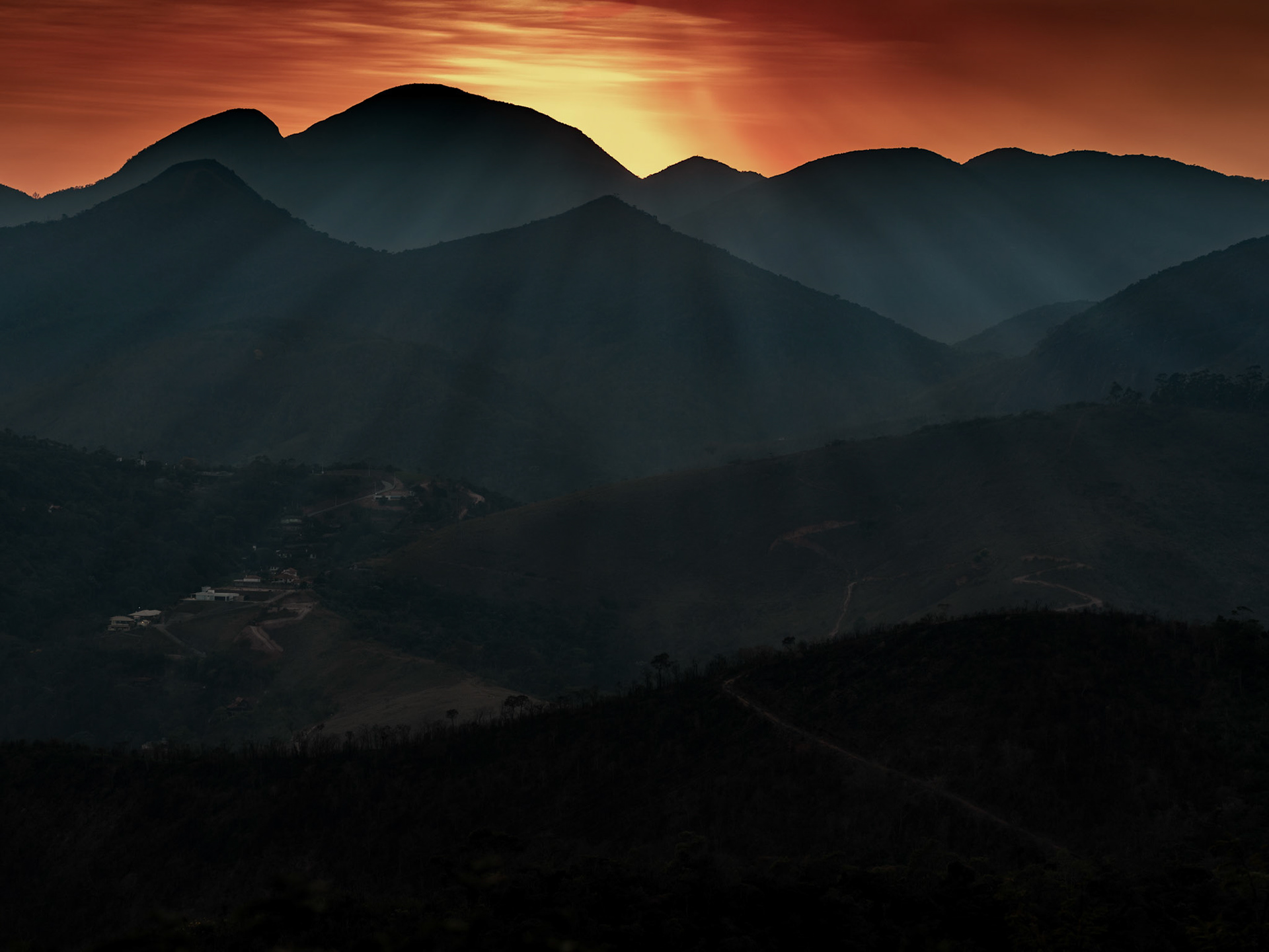 Mountain Sunset, Itaipava, 2019