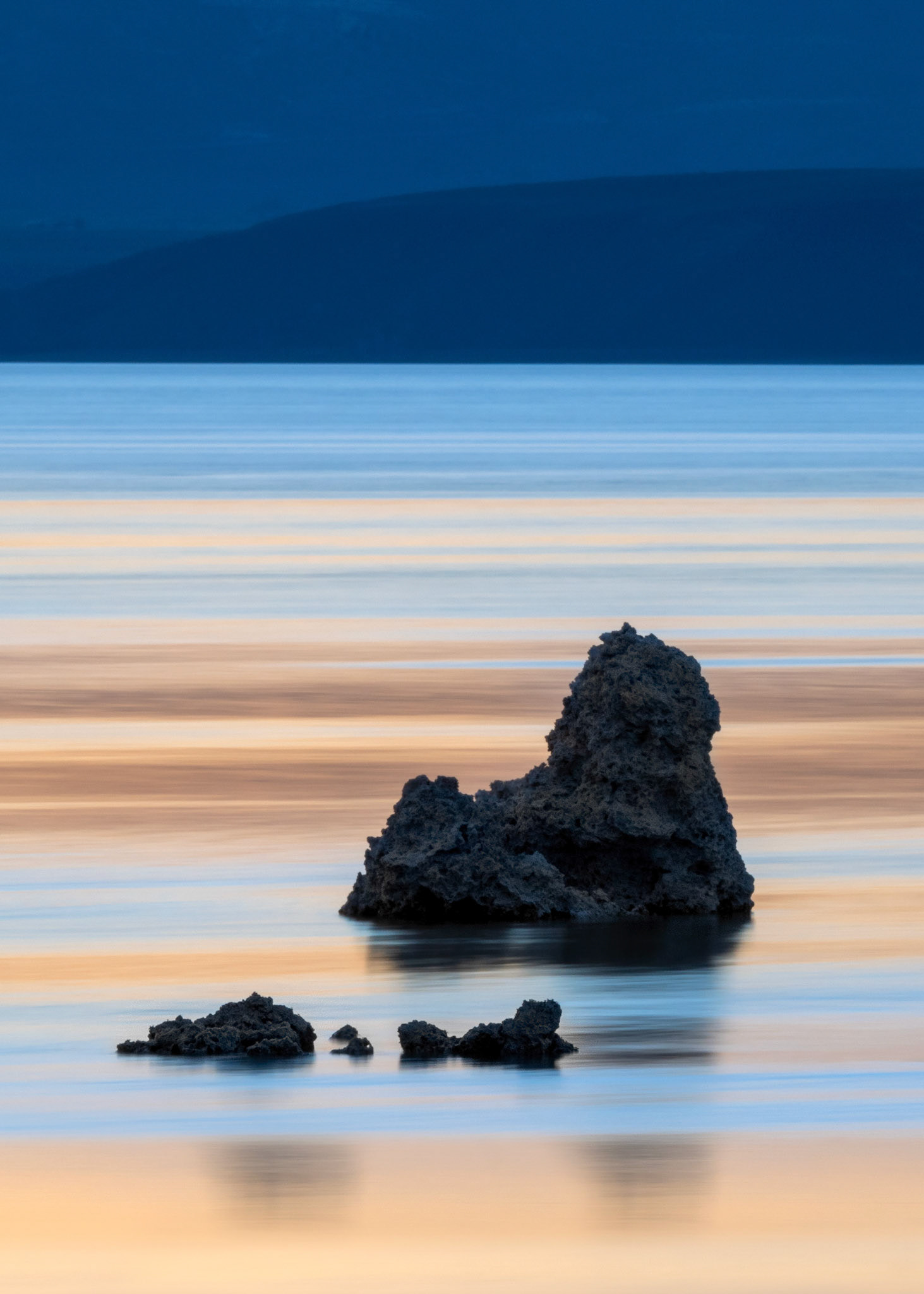 Orange and Blue #2, Mono Lake, 2021