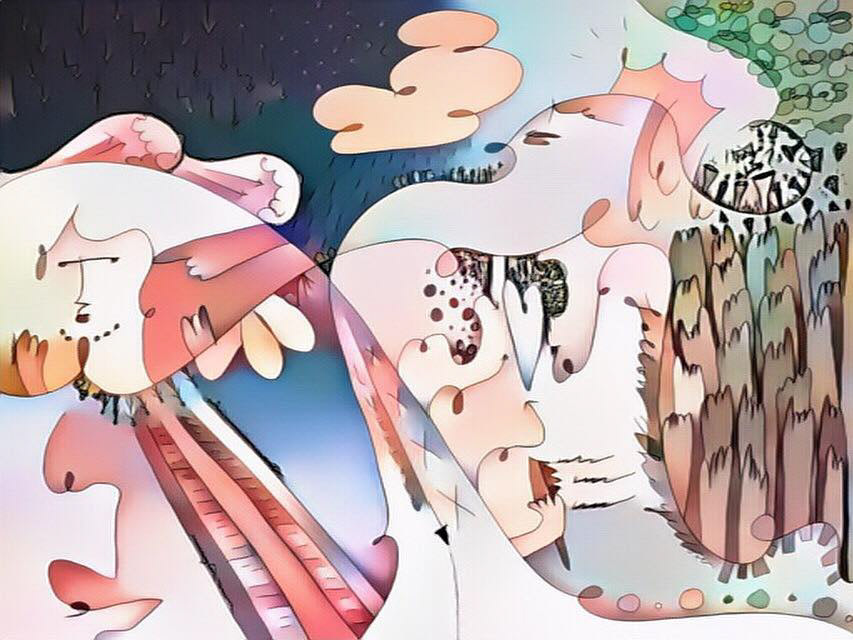"The Vector", colored by AI software