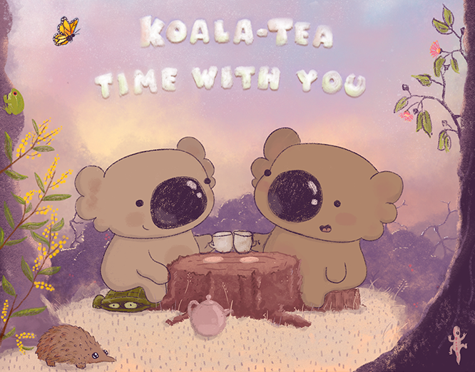 Tea time koala Official Christmas