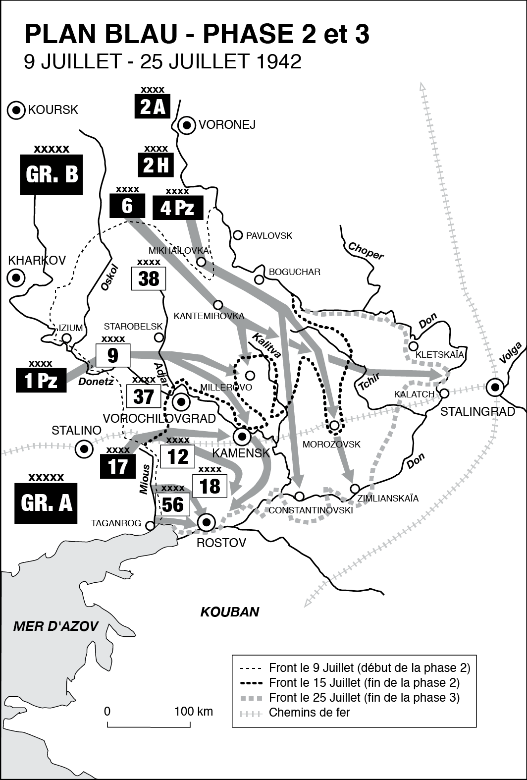 План блау. Операция Блау 1942. Операция Блау карта. План Блау Сталинград. План операции Блау.