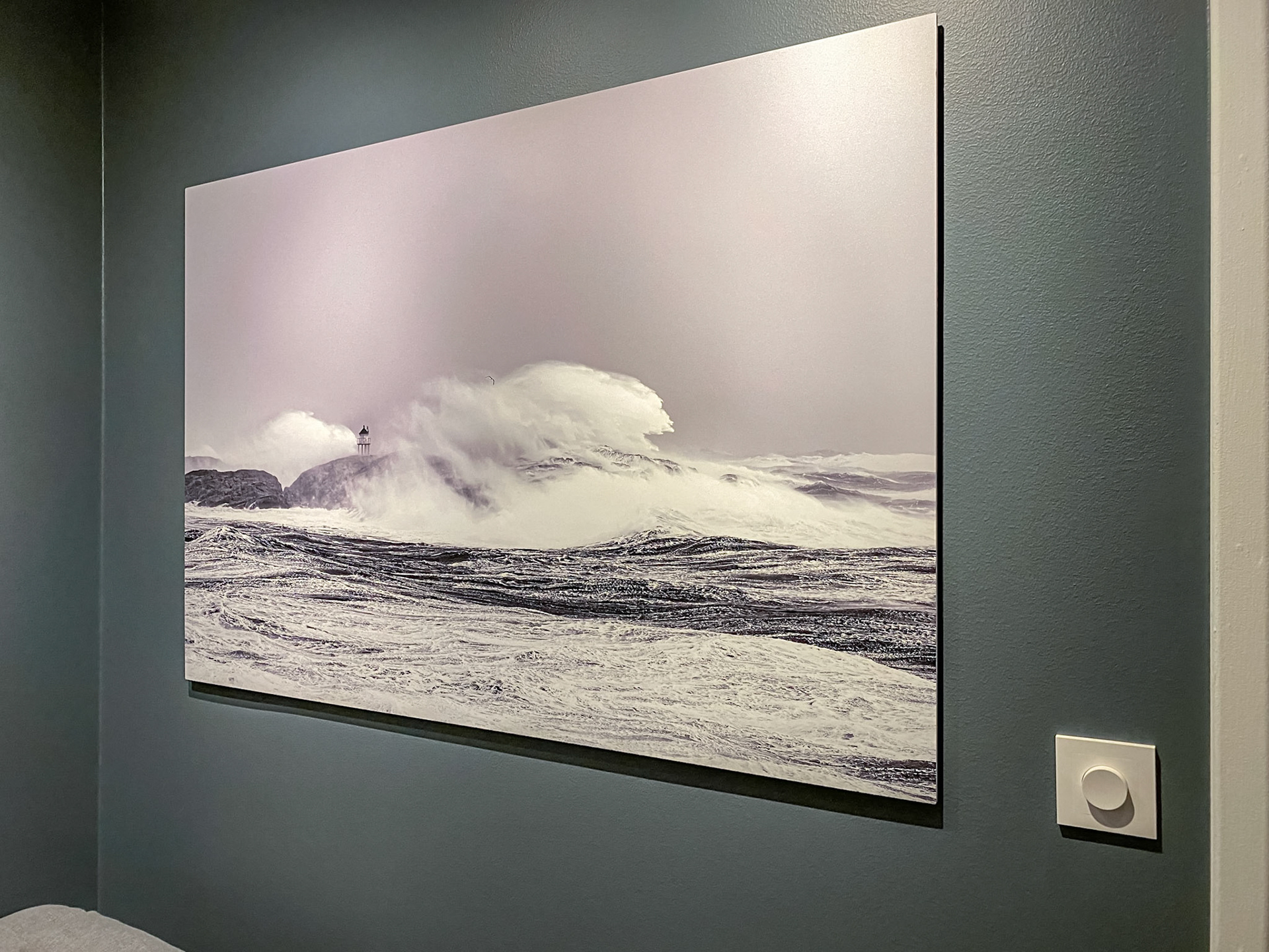 Storm trykket på skumplate 120cm
