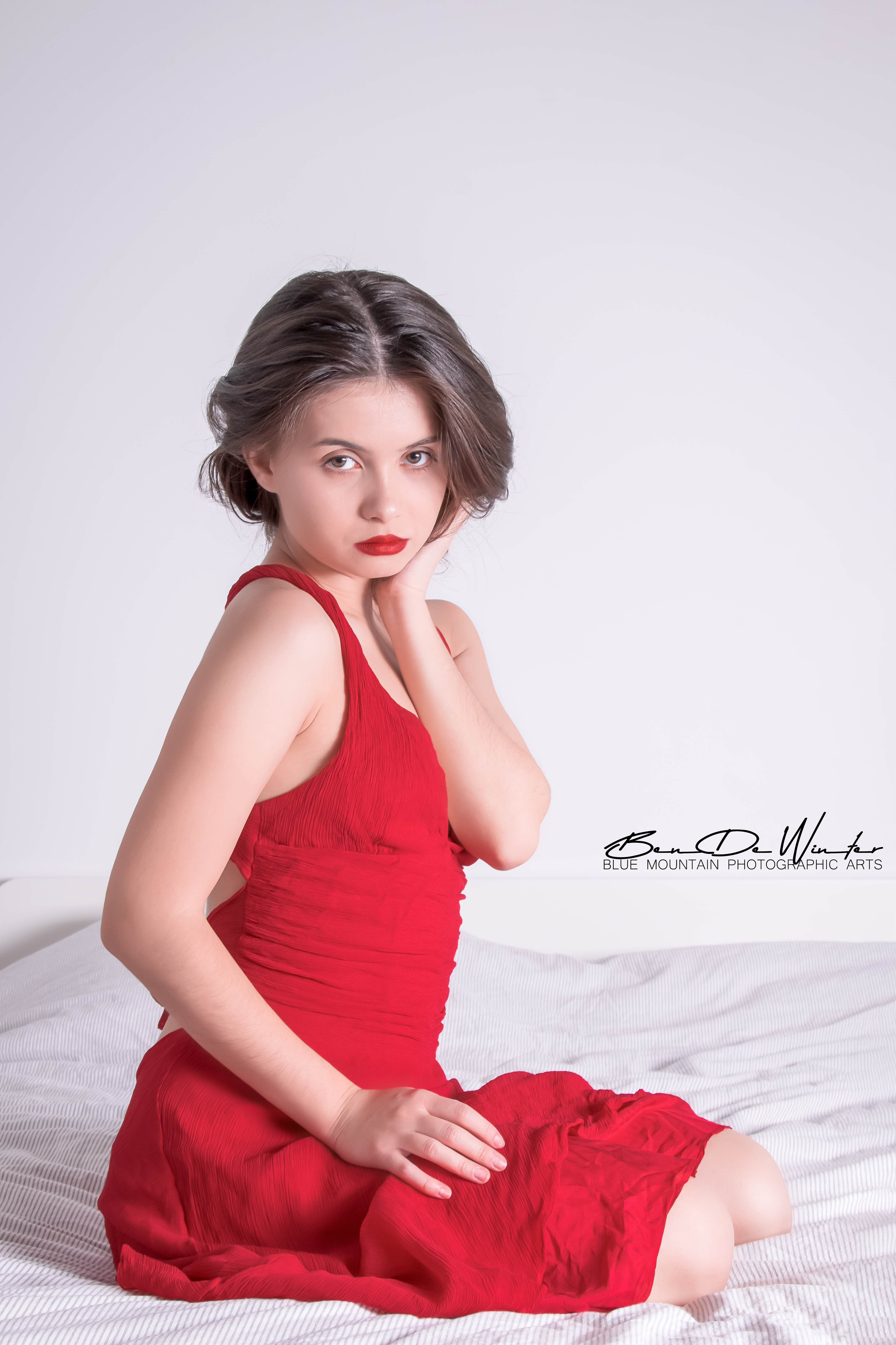 Lady in red