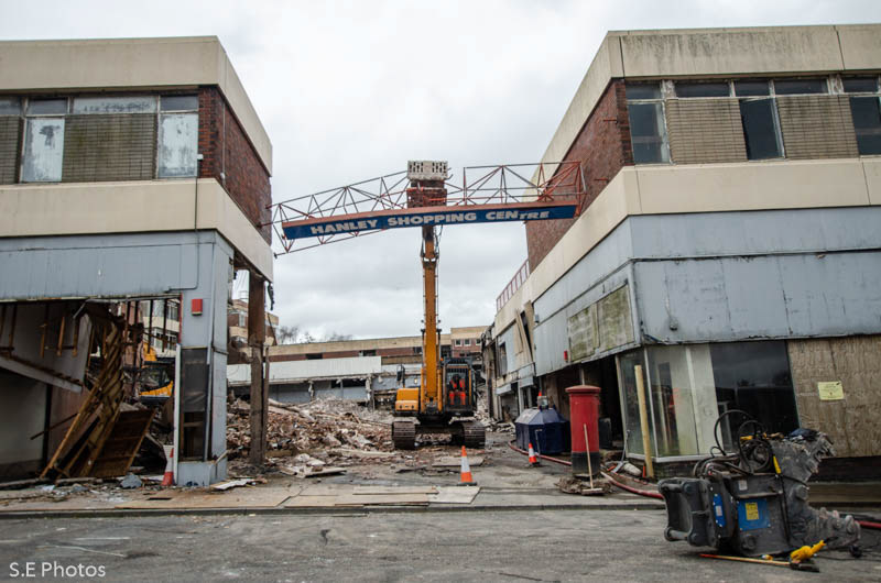 Hanley Bus Station Demolition