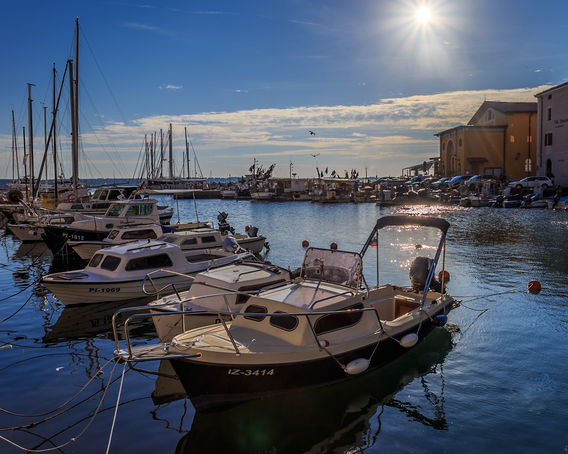Piran Harbor, Slovenia