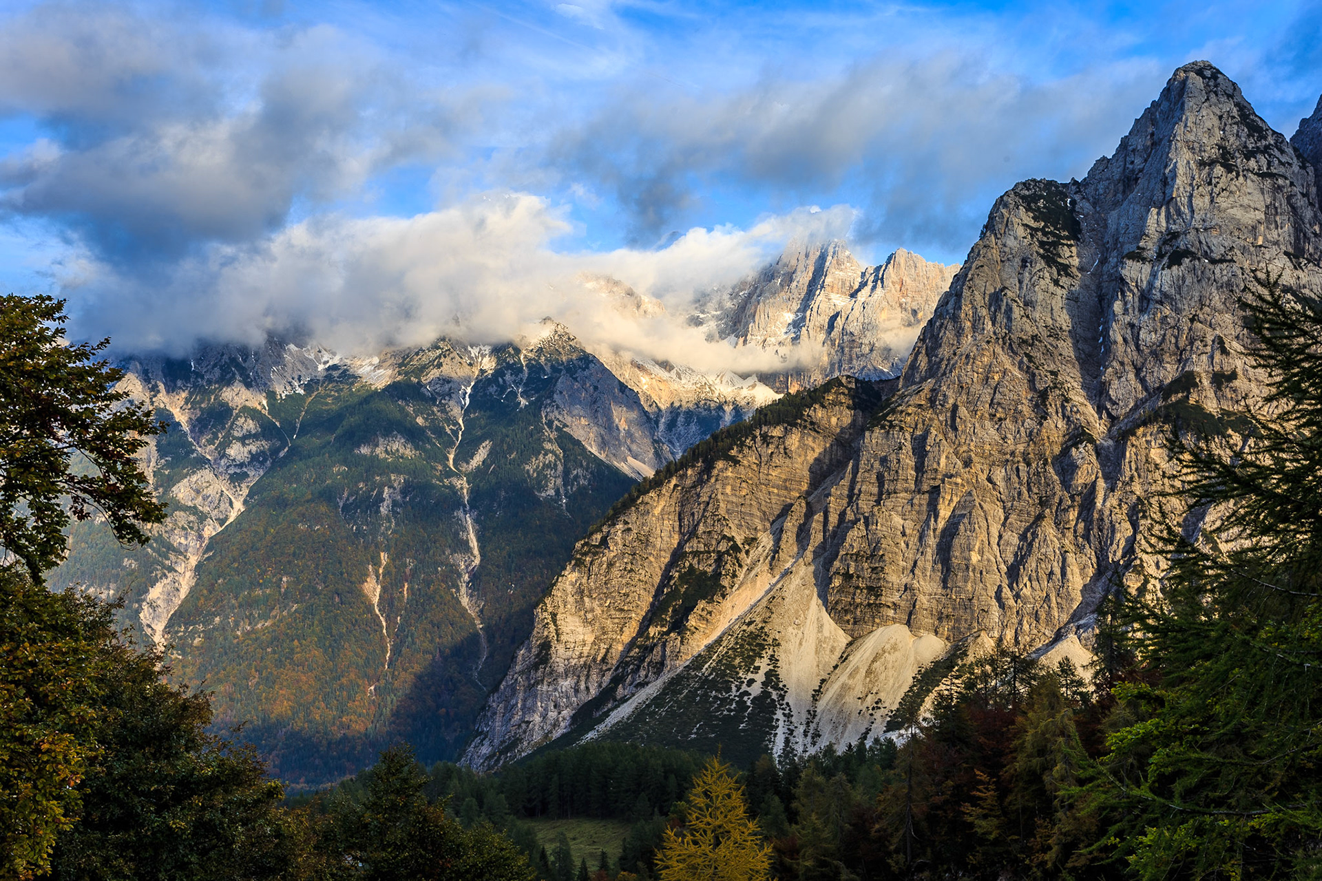Goliciča from Vršič Pass - Slovenia