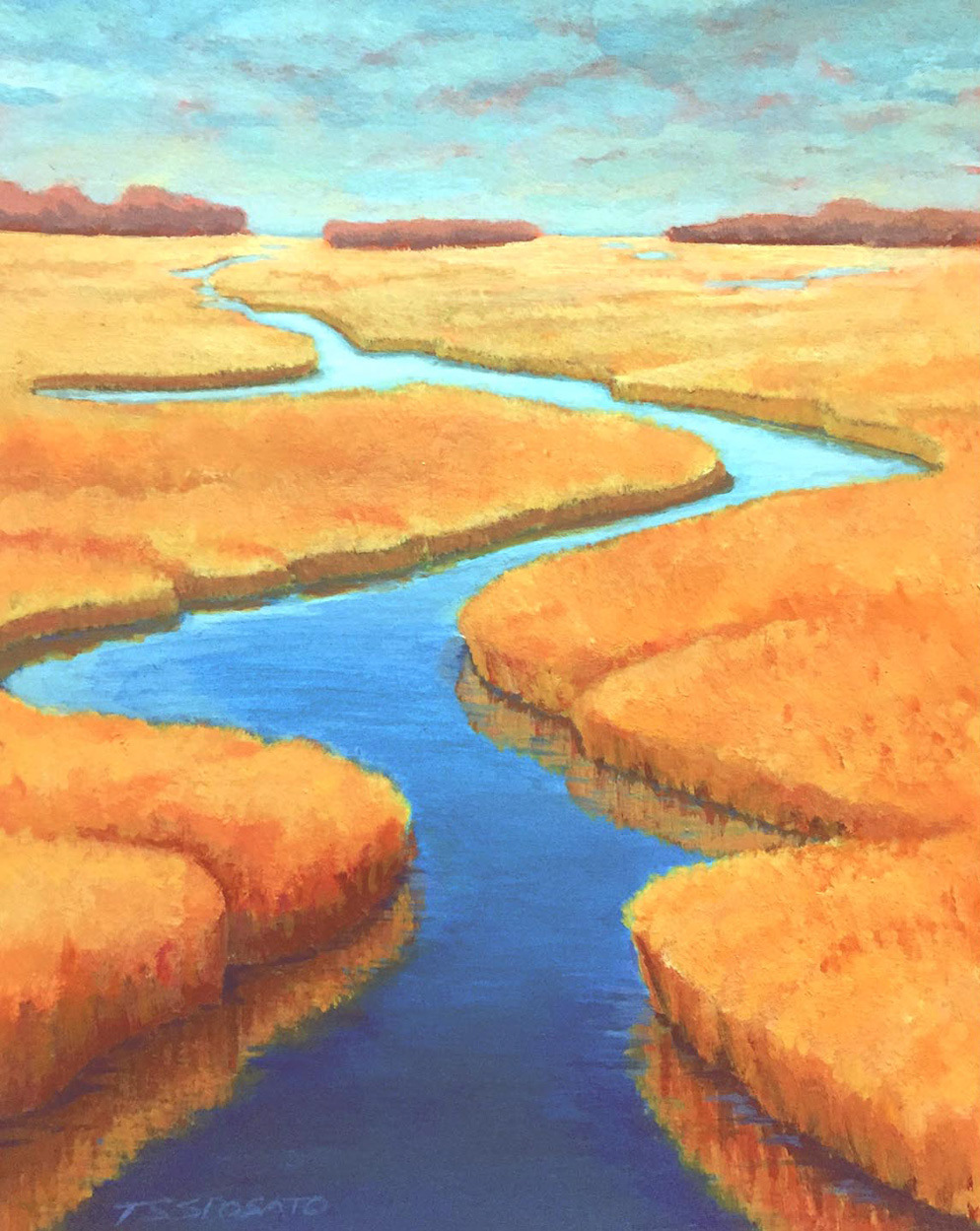 March Gold 8" x 10" - SOLD