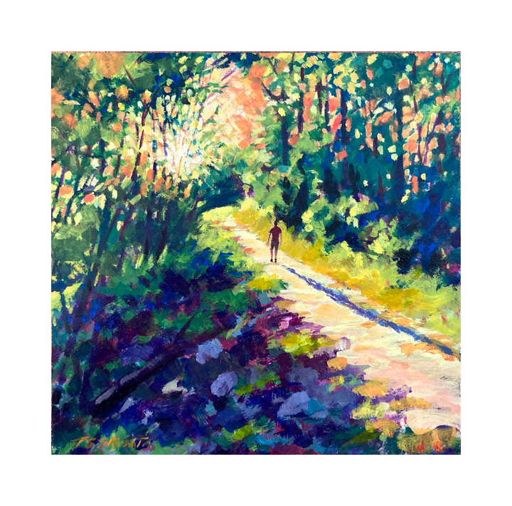 Leaving Mill Brook - 8"x 8" - SOLD
