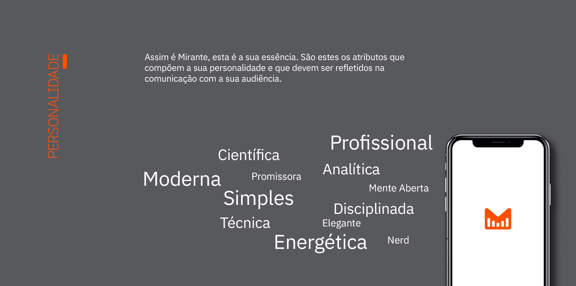 Atributos de personalidade da marca mirante
