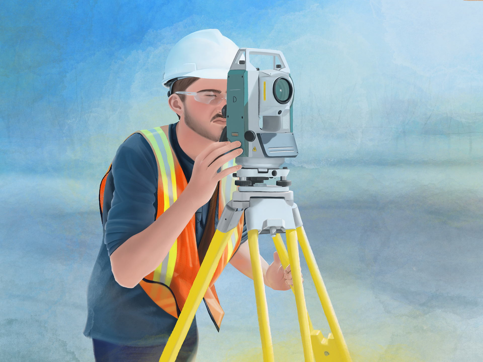 For the Civil Engineering Programs, illustrated on Procreate