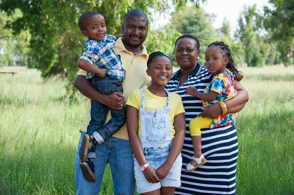 Family portrait session in Springs, Gauteng
