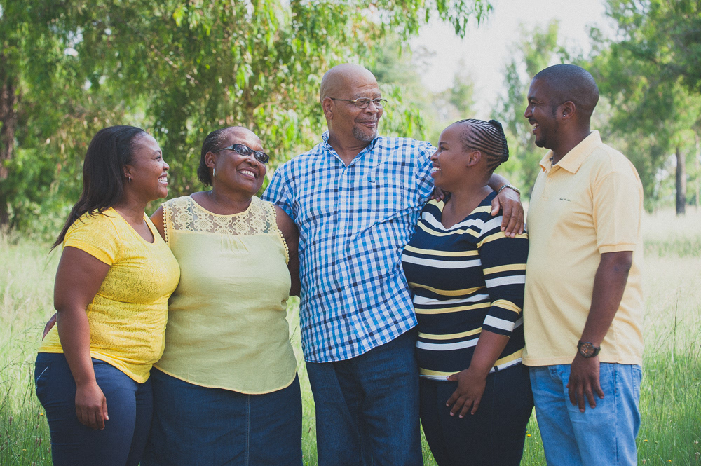Family portrait session in Springs, Gauteng