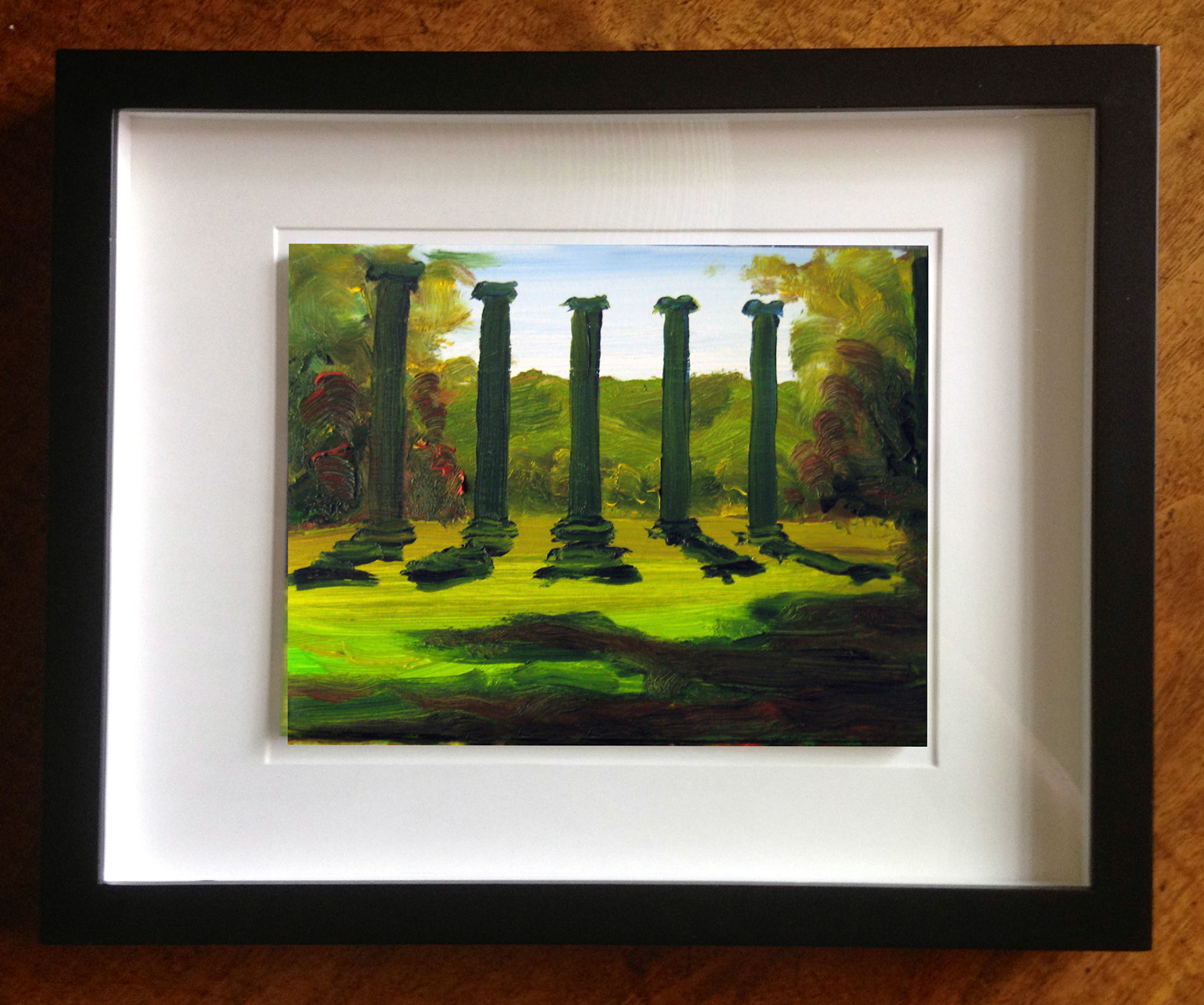 "Storm King I", Oil On Foam Core Panel, 4.5" x 6", 2012, Private Collection 