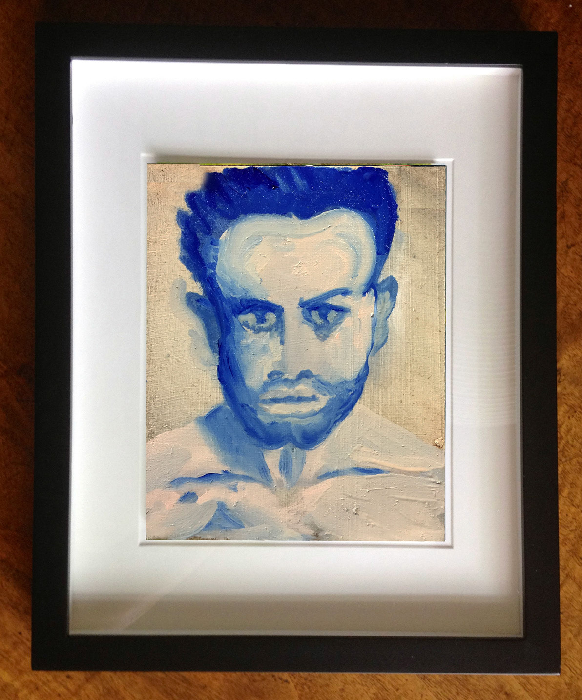 "AB 254", Oil On Foam Core Panel, 4.5" x 6", 2015