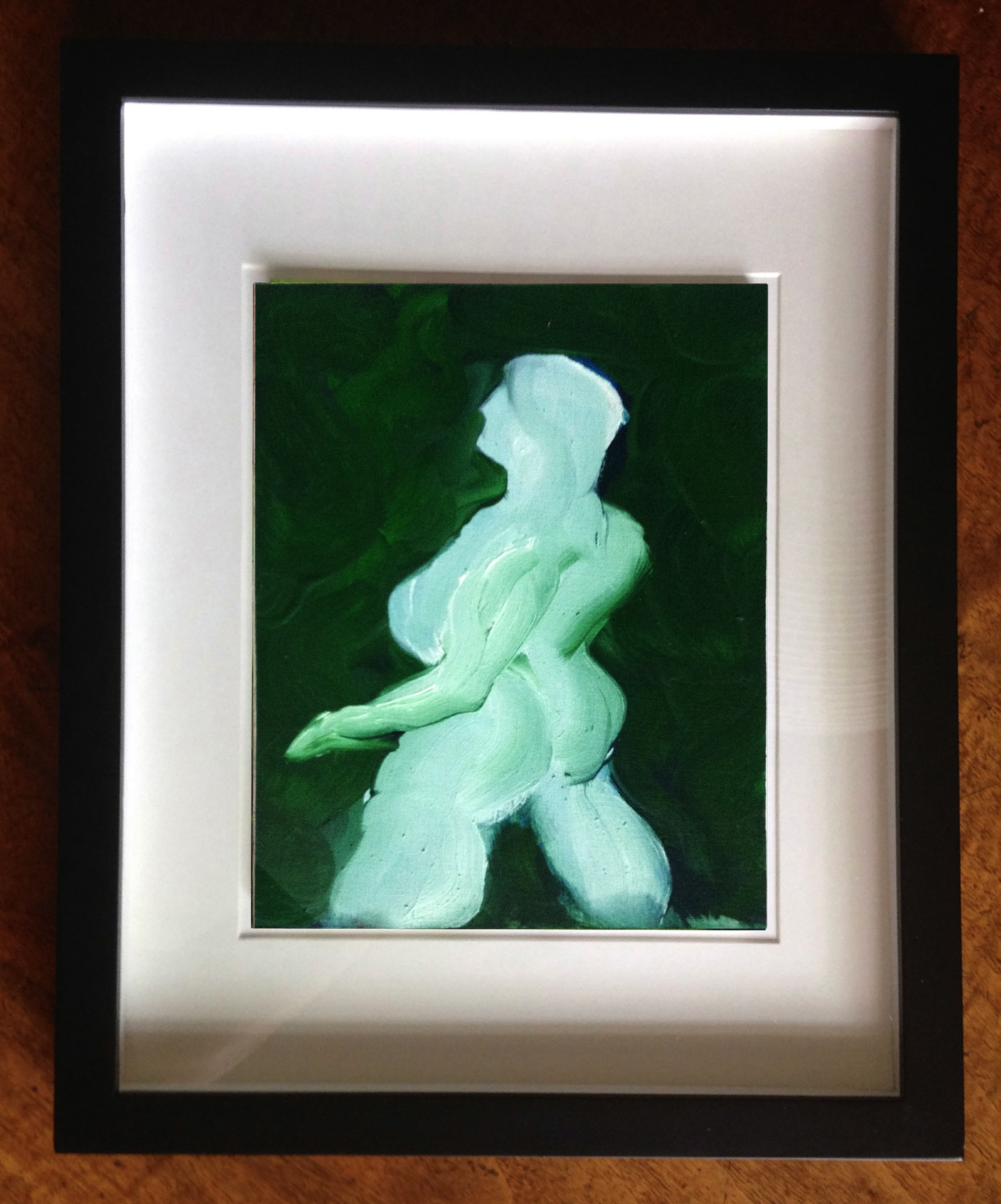 "A Beautiful Woman", Oil On Foam Core Panel, 4.5" x 6", 2014 