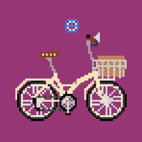 joojaebum - Bicycle pixel art