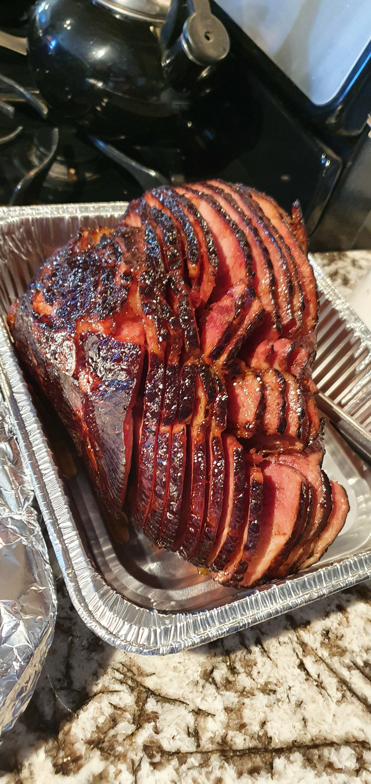 Smoked ham came out perfectly!