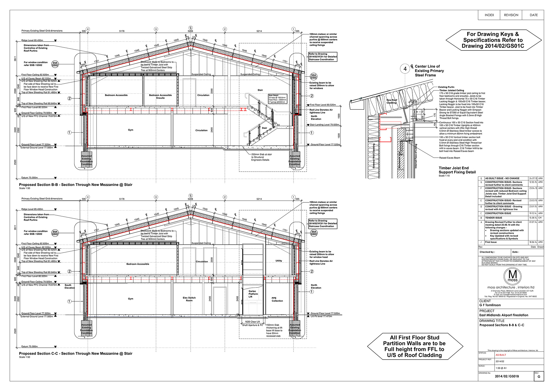 Moss Architecture . Interiors Ltd - Fire Station