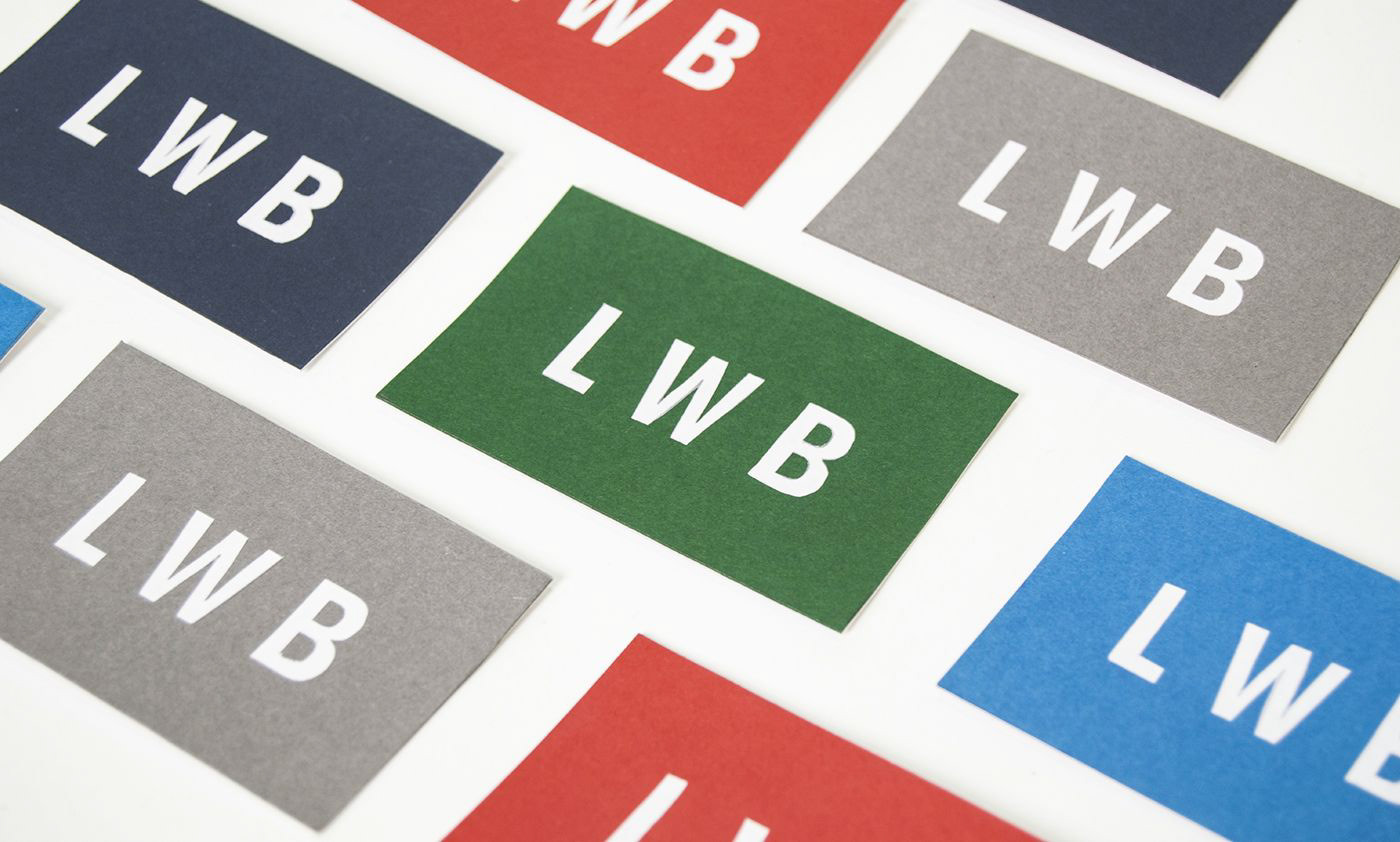 Lindsey l Ahmet graphic designer local women in business printed business cards in multiple colours