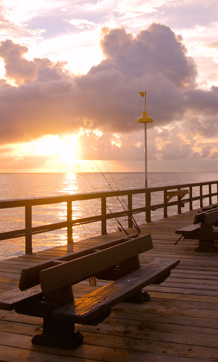 My published fishing pier photo