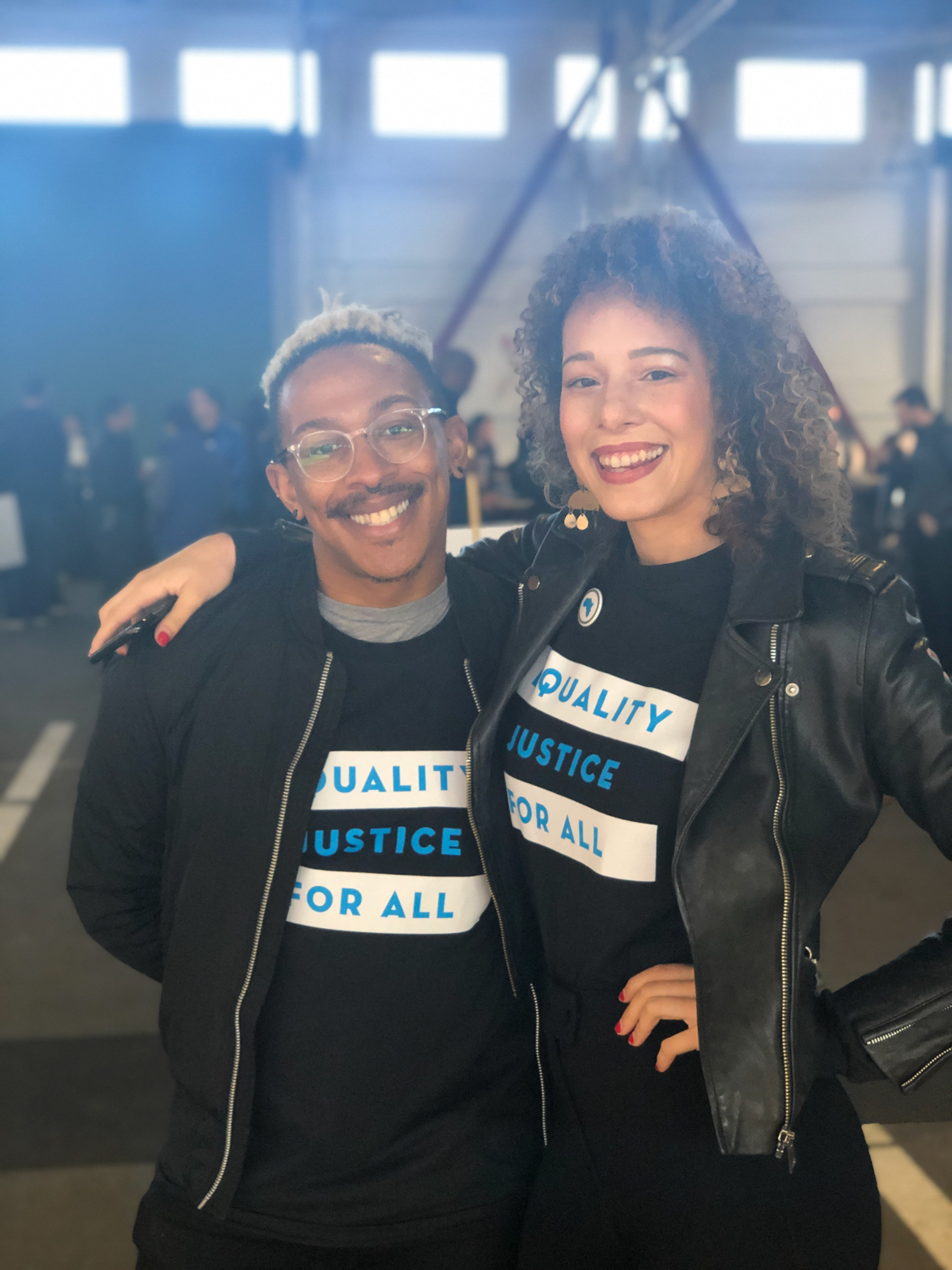 Myself and the former Boldforce President, Alexandra Siegel