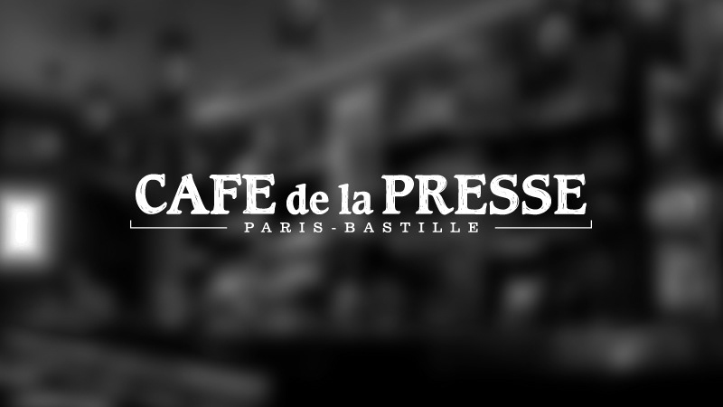 Waspee Cafe De La Presse Paris Logo And Branding