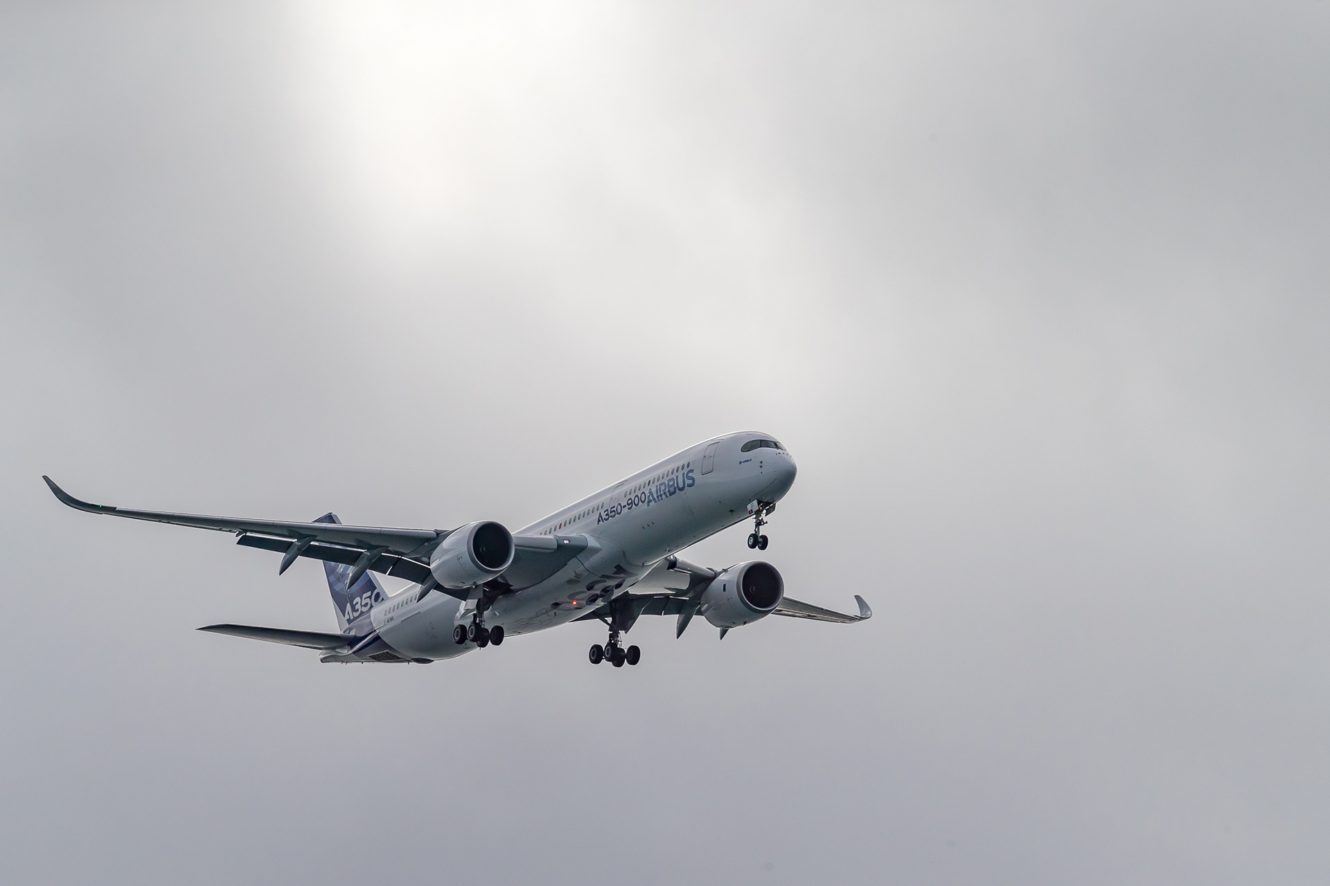 Airbus A350-900 Test Flight, Wellington NZ
