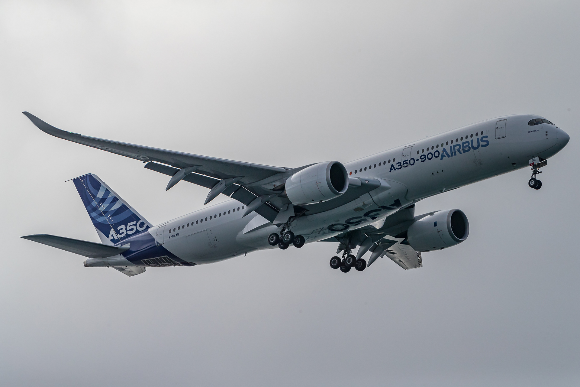 Airbus A350-900 Test Flight, Wellington NZ